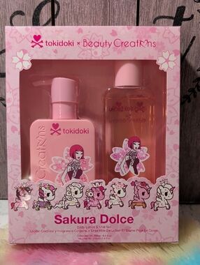 Beauty Creations tokidoki Sakura Dolce Pink Bath & Body Set